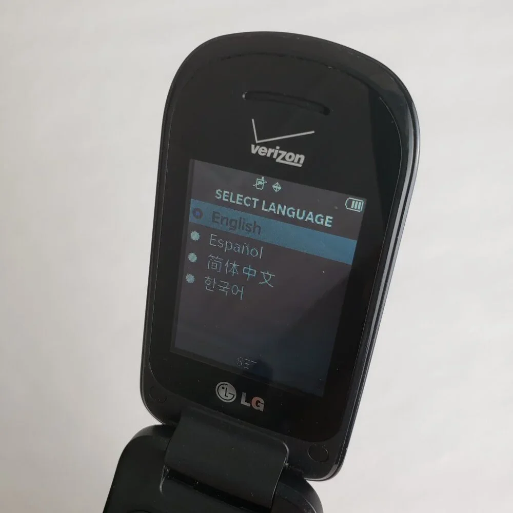 LG VN170 Revere 3 Verizon Flip Cell Phone 128 MB Factory Reset
